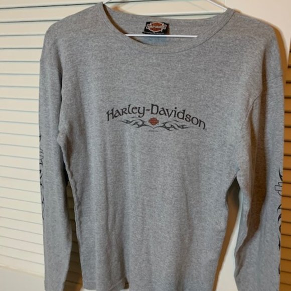 Women's Large Harley Davidson Long Sleeve T - Picture 1 of 4